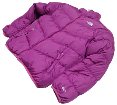 the NORTH FACE 550 REVERSIBLE DOWN PUFFY JACKET Girl