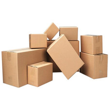 10Pcs Wholesale Corrugated Kraft Paper Mailing Boxes - Christmas Present Cartons