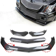 For Cadillac CTS ATS Front Bumper Lip Spoiler Splitter Body Kit Carbon Fiber US