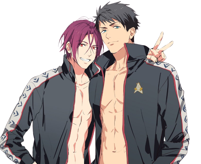 Sousuke Rin Yaoi Free! Iwatobi Swim Weatherproof Anime Sticker 6