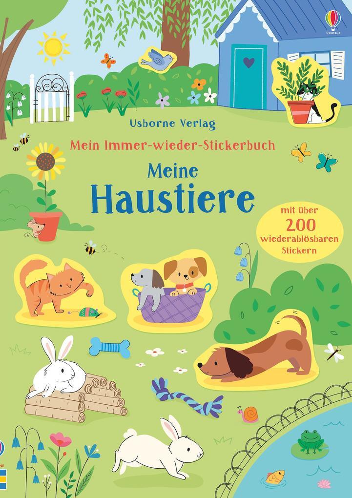 Thumbnail - Mein Immer-wieder-stickerbuch: Meine Haustiere | Hannah Watson | 2019