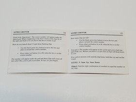 Sesame Street 123 Authentic Original NES Nintendo Manual Only *