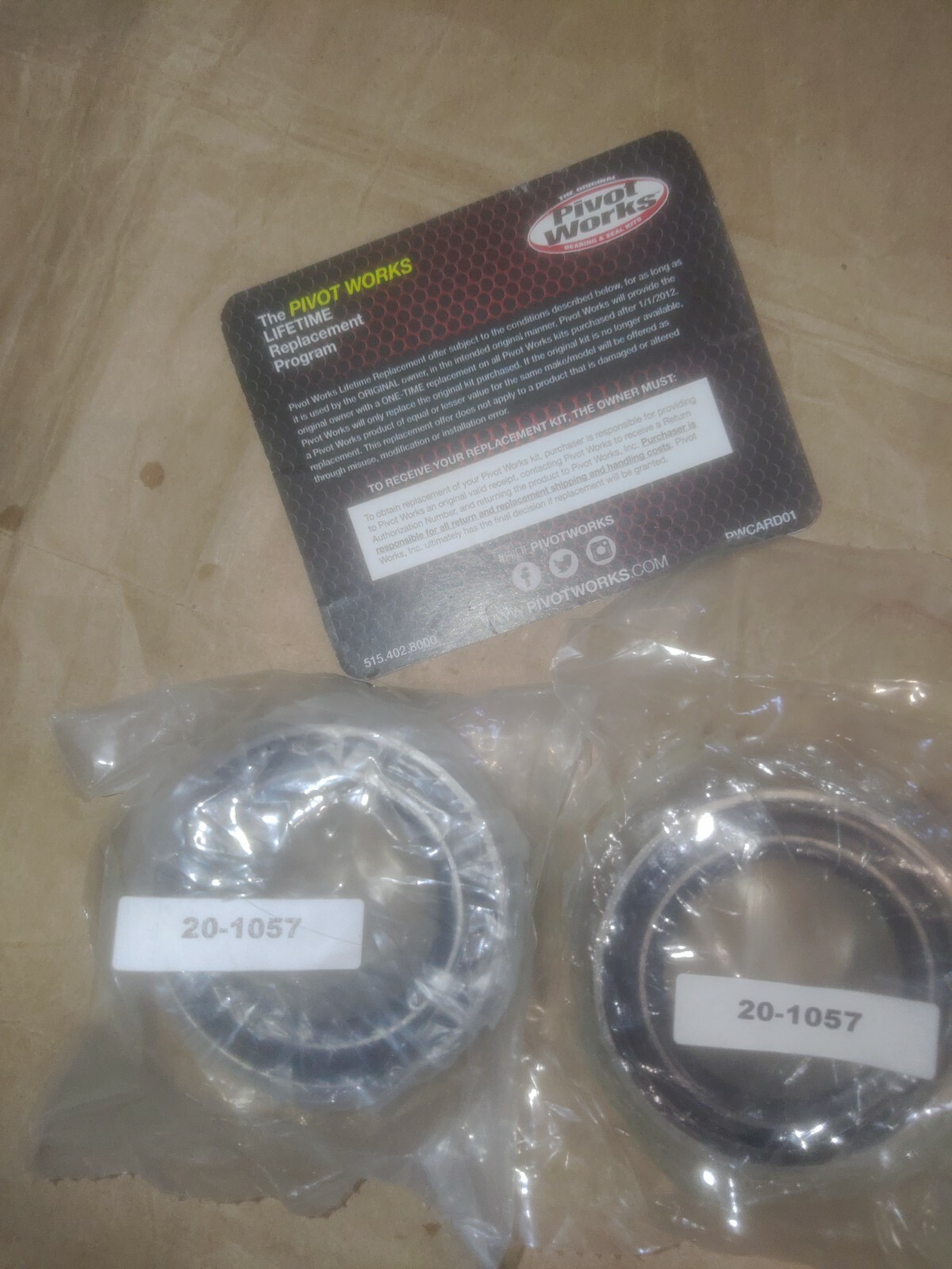 Pivot Works PWFWKP10000 201057 ATV UTV Front Wheel Bearing Kit eBay