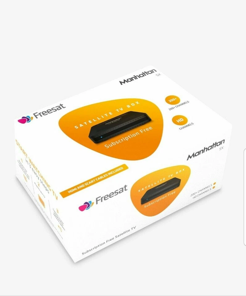 MANHATTAN SX Freesat Box TV satellitare HD Set Top Box[