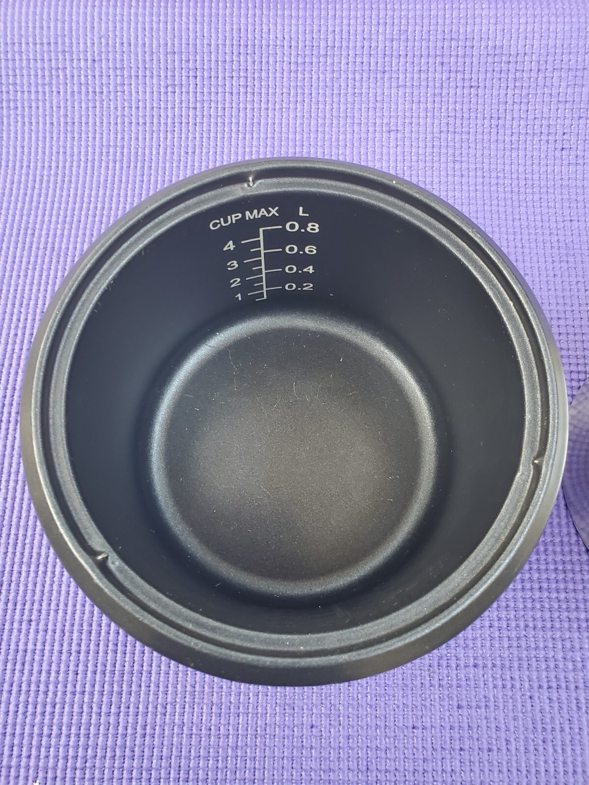 Cuisinart CRC 400 4 Cup Rice Cooker/Steamer Used Pot & Stainless steel