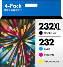 4-Pack 232XL T232XL Cartridges Ink For Epson XP-4205 XP-4200 WF-2930 WF-2950