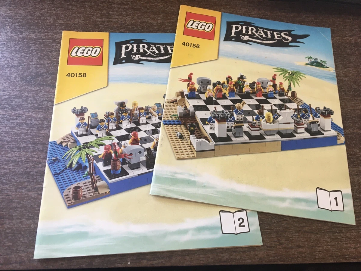 Lego PIRATES Manuals Only 40158 Chess Set Bks. 1 2