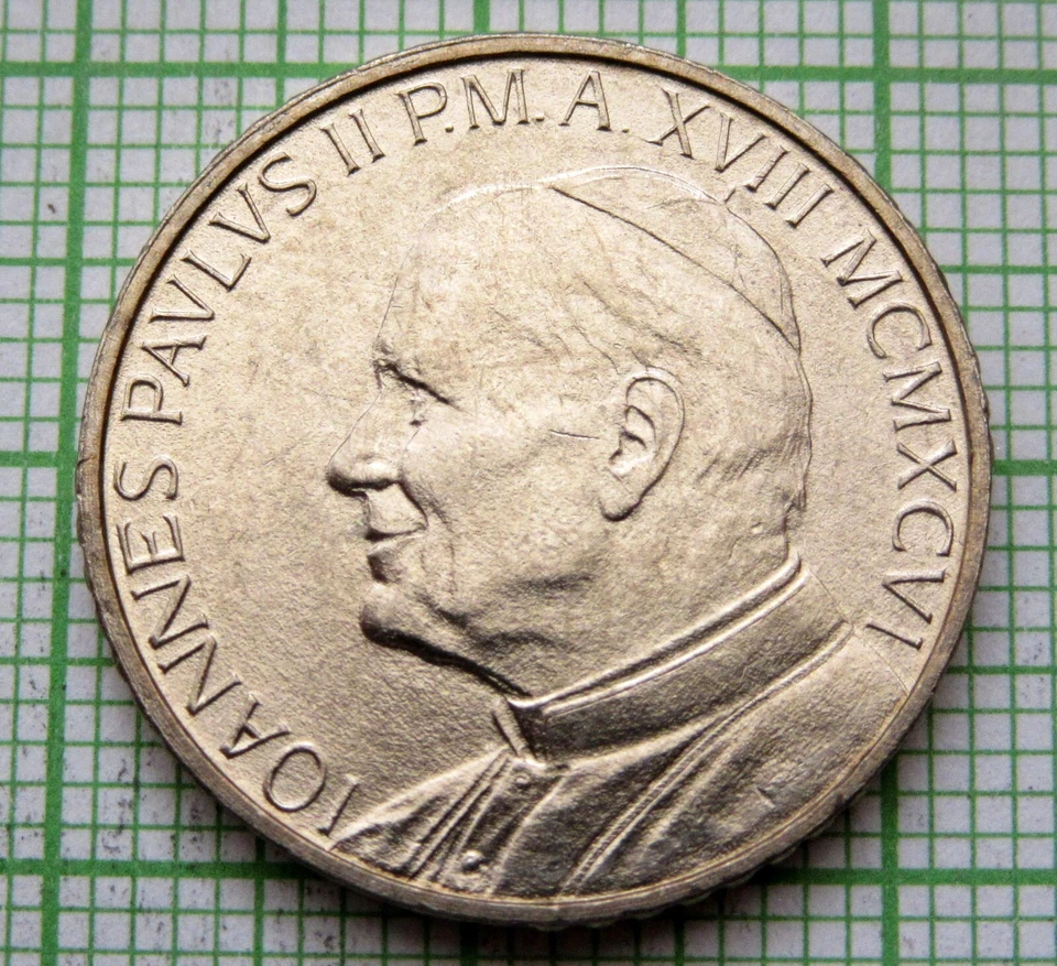 VATICAN Ioannes Pavlvs JOHN PAUL II 1996 100 LIRE - FUTURE OF CHILDREN UNC - Image 4 of 4