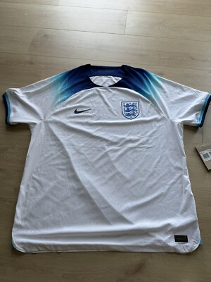 England 22/23 Home Nike Vapor Match Soccer Jersey Size XXL NWT DN0623-100