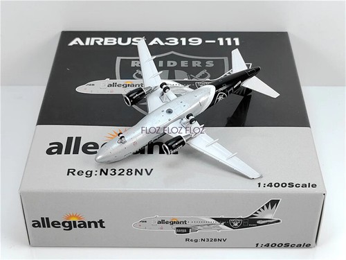 RAIDERS PandaModel Allegiant Airlines para Airbus A319-111 N328NV 1:400 Preconstruido - Imagen 8 de 10