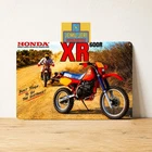 Honda XR600R Vintage Metal Poster Tin Sign Off Road Dirt Bike Garage Decor