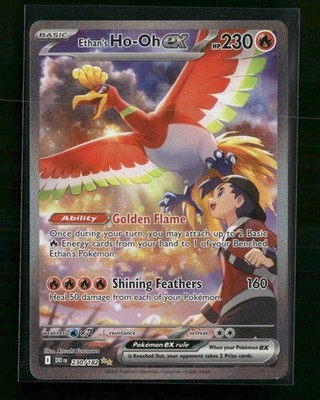 Ethan's Ho-Oh ex SIR Holo SV10: Destined Rivals 230/182 NM Pokémon TCG