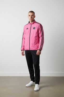 Adidas Inter Miami CF Reversible Anthem Jacket Jacke Wendejacke Gr. XL