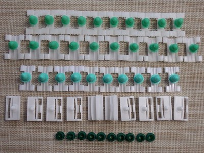 50X TEILE SET ZIERLEISTEN KLAMMER CLIPS FÜR BMW E30 E32 E36 E38 E39 E46 E90 E91