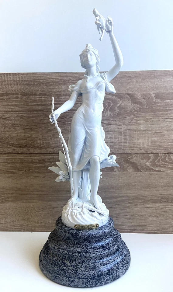 Sculpture Statue Figure en Régule Signée "Guillemin" 19éme Siècle Art Design - Photo 1/4