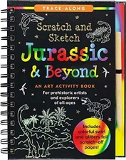 Scratch & Sketch Jurassic - Spiral-bound, by Peter Pauper Press - Acceptable n