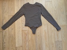 Skims Fits Everybody Long Sleeve Thong Bodysuit size L