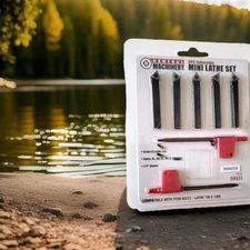 CENTRAL MACHINERY Indexable Mini Lathe Set, 5-Piece