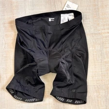 NWT Bontrager Padded Shorts Men's XL Black Stretch Cycling Circuit Nylon Blend