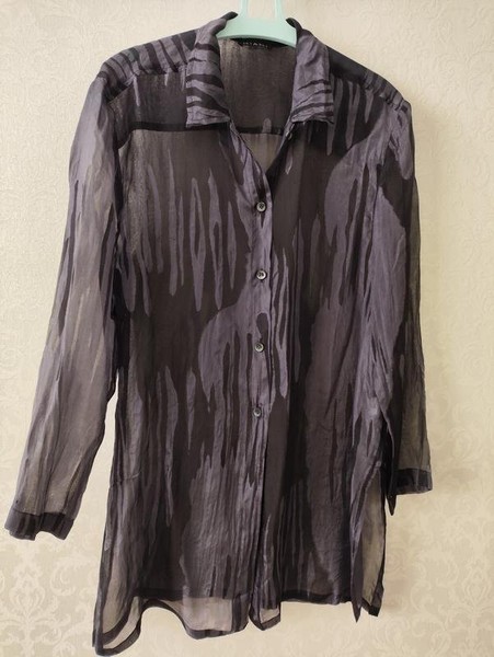 Women Riani Shirt Grey Satin 38 / M / 46