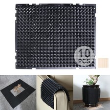 YITESHI 10 Packs Scat Mat for Cats, 13X16 inches Pet inches, Black