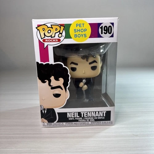 F3 Funko Pop Rocks NEIL TENNANT Pet Shop Boys Vinyl Figure 190 BB5