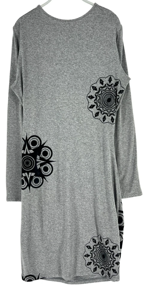 Desigual Damen V-Ausschnitt Langkleid Größe L - Bild 3 von 4