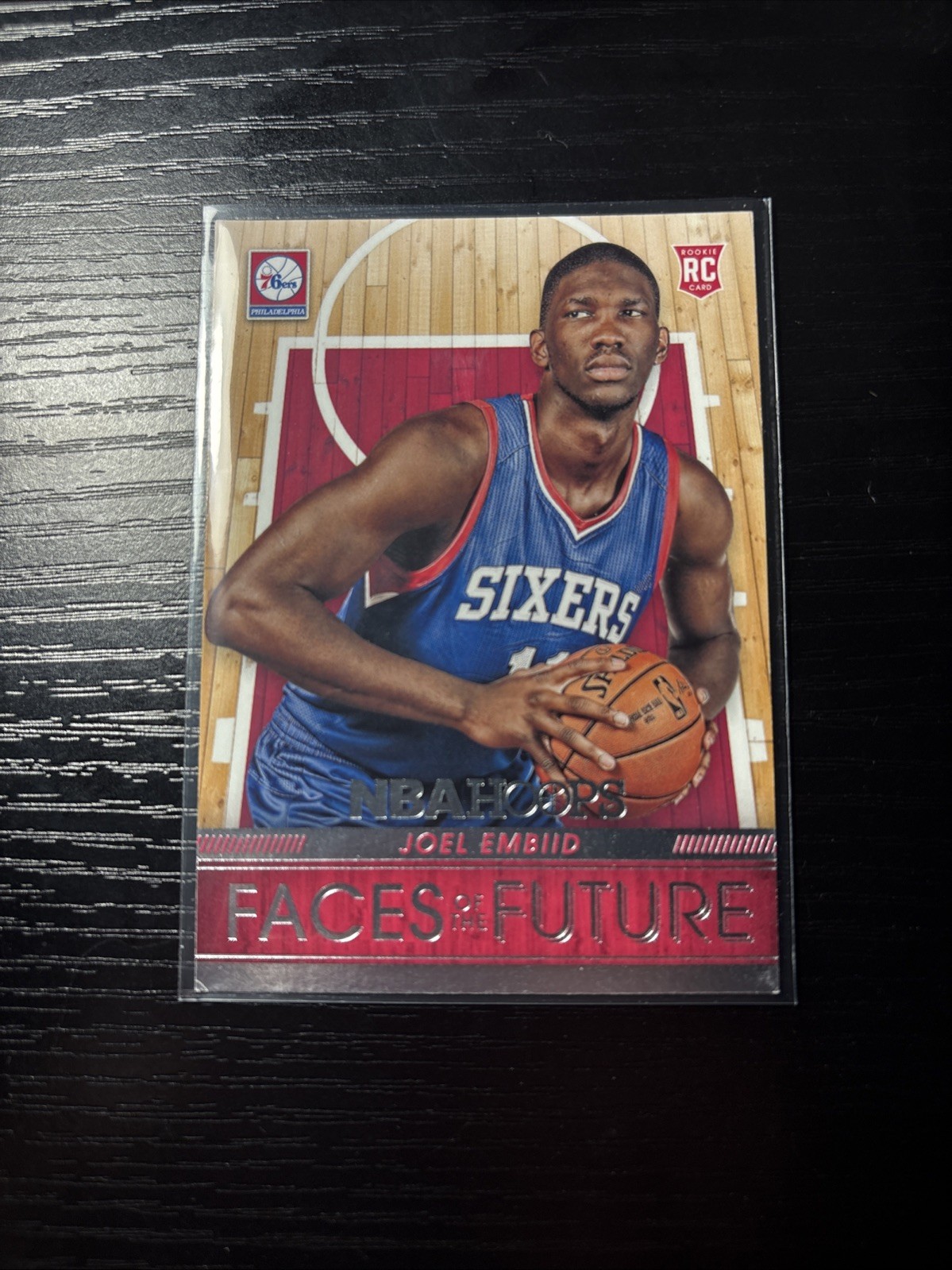 JOEL EMBIID (RC) 2014-15 Panini Hoops Faces of the Future #13 Philadelphia 76ers