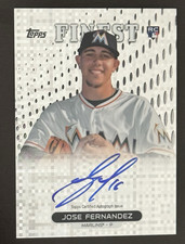 Topps 2013 Finest Jose Fernandez Rookie Autograph #RA-JFZ Marlins Xfractor /149