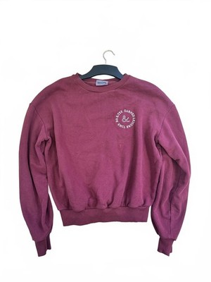 BO+TEE Burgundy Recharge Revive Sweatshirt Size Small