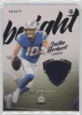 2021 Panini Luminance Bright Beginnings Relics Justin Herbert #BB-JH 4f5