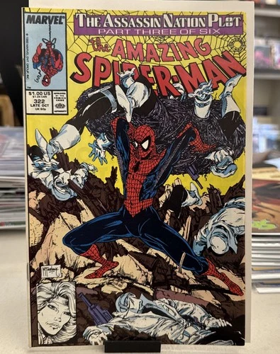 Amazing Spider-Man #322 Direct McFarlane VF- 7.5 (Late Oct. 1989)