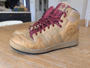 Rare Vintage Adidas New in Box Leather Decade Hi Brown- lsize 9 Style # 078993 Adidas Decade Hi for sale | eBay main image 4