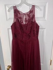 burgundy Gown Size 14