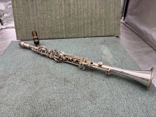 ANTIQUE PREMIER AMERICAN SILVER CLARINET HARRY PEDLER for RESTORATION ...