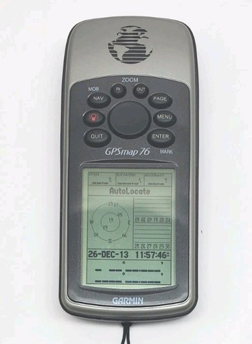 GARMIN GPS 76 Handheld GPS Map Navigator Tested & Working
