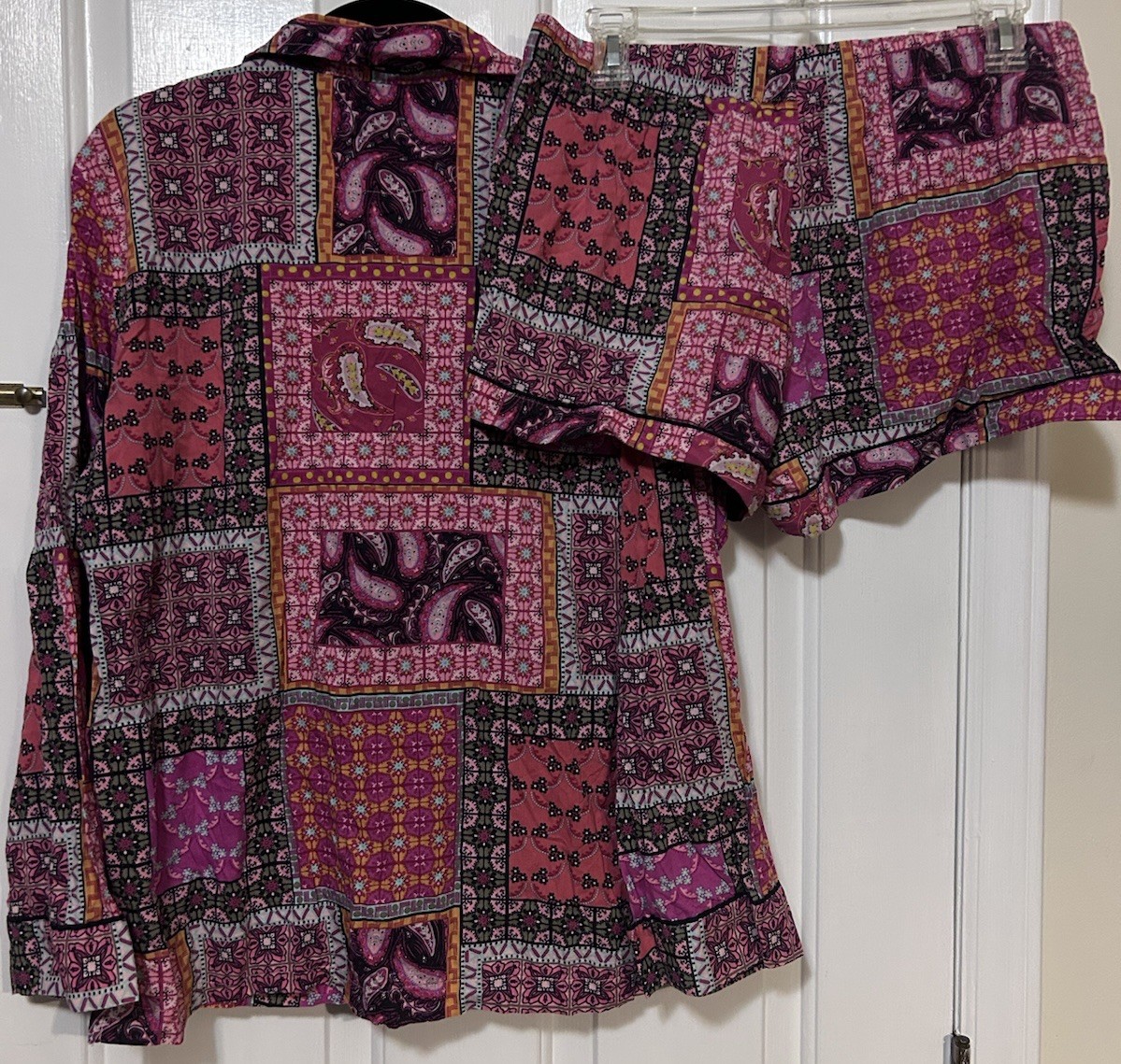 Victoria’s Secret Medium Patchwork Print Pajama S… - image 6