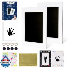 Tubuui Inkless Baby Hand and Footprint Kit,Clean Touch Ink Pad for Baby Footp
