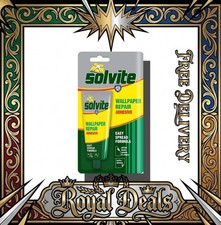 Solvite Wallpaper Repair Adhesive Glue Paste Fixing Tears Seams Edges New 56g