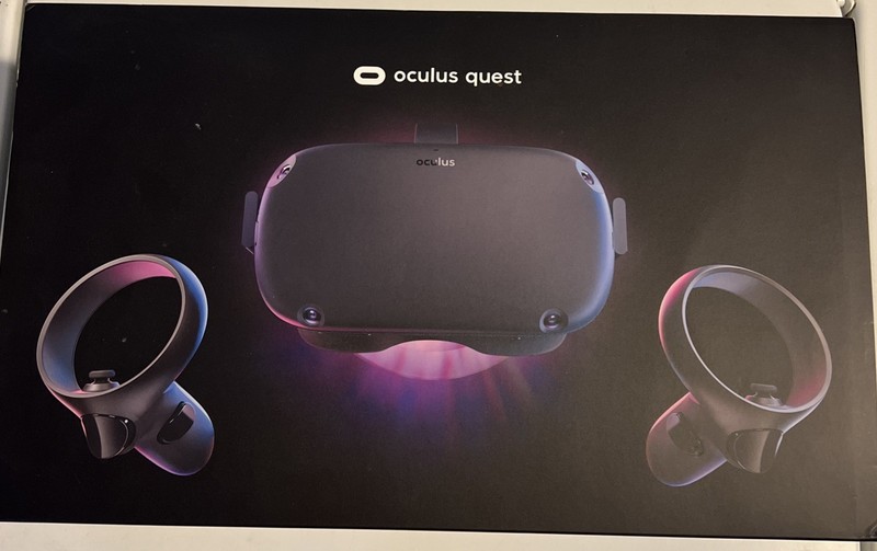 Meta Oculus Quest 1 All-in-one VR Gaming Headset 2 Controllers 64GB Black W/Box