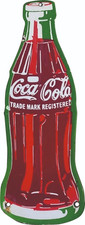 PORCELIAN COCA-COLA ENAMEL SIGN SIZE 45 INCHES