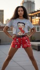 Officially Licensed Betty Boop 2pc Lounge Set. Y2K, RETRO  Size Medium  — photo 1