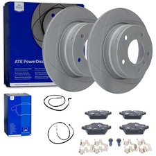 ATE PowerDisc BREMSSCHEIBEN 280mm + BELÄGE HINTEN passend für BMW 1er E81 E87