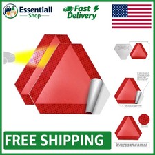 Diamond Grade Reflective 2-Pack Slow Moving Vehicle Stickers - High Visibility