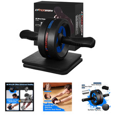 Ab Roller Wheel for Abs Workout, Abdominal Exercise Equipment, Portable Core