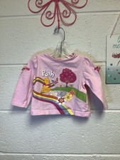 Disney Winnie the Pooh Baby Girl Shirt Pink Long Sleeve Top 12 Months