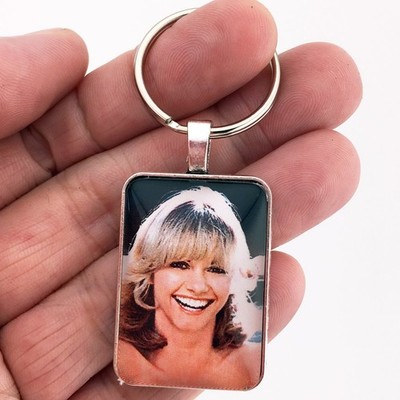 Vintage Olivia Newton-John Image Sandy in Grease Xanadu Keychain or Necklace