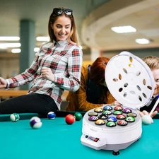 16 Balls Billiard Ball Polisher Automatic Pool Balls Cleaner/Snooker Cleaner