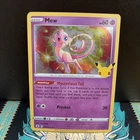 2021 Mew Holo Rare Pokémon TCG Celebrations Card 011/025