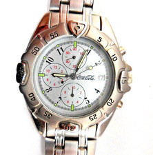 COCA COLA COLLECTION ,Mtr A OPTIONS CHRONOGRAPHE,DATE,ETUIT COCA,TBEG & FONCTION